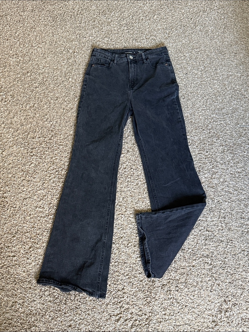 Old Navy Higher High Rise Denim Fall Black Flare Jeans